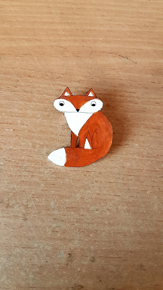 Fox Brooch - Wild Brooches