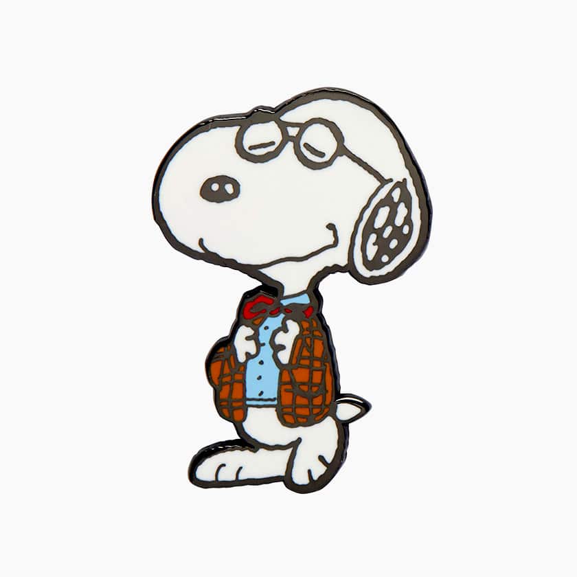 Professor Snoopy Enamel Pin - Wild Brooches