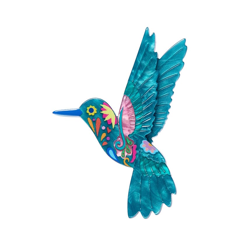 Fridas Hummingbird Brooch 2024 - Wild Brooches